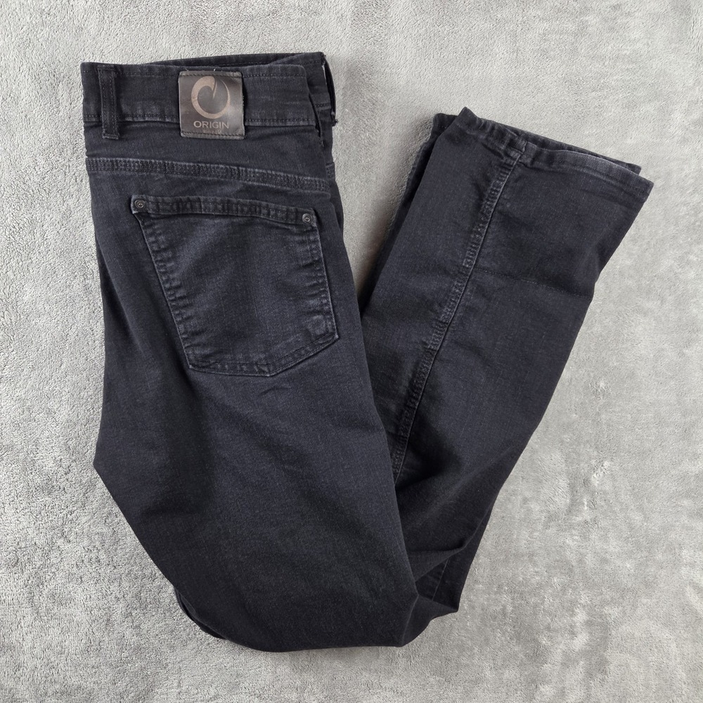 Origin‎ Maine Black Jeans Mens 34X35 Inseam Delta 68 Denim Durable Stretch